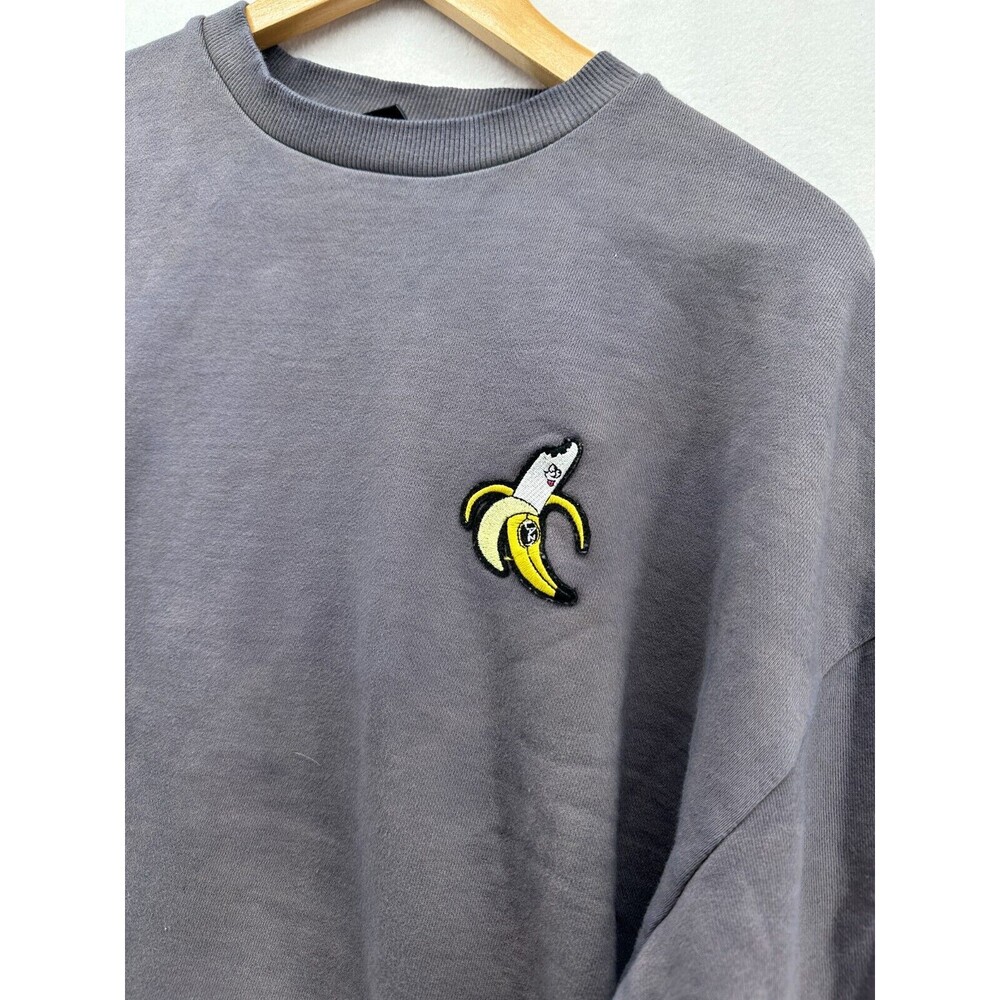 Lazy Oaf Banana Lounge Set Size S Gray 2 Piece Sw… - image 3